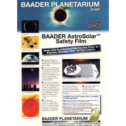 فیلتر مایلار رصد خورشید 10x14سانتیمتر - AstroSolar Safety Film (10cmx14cm) ND 5.0